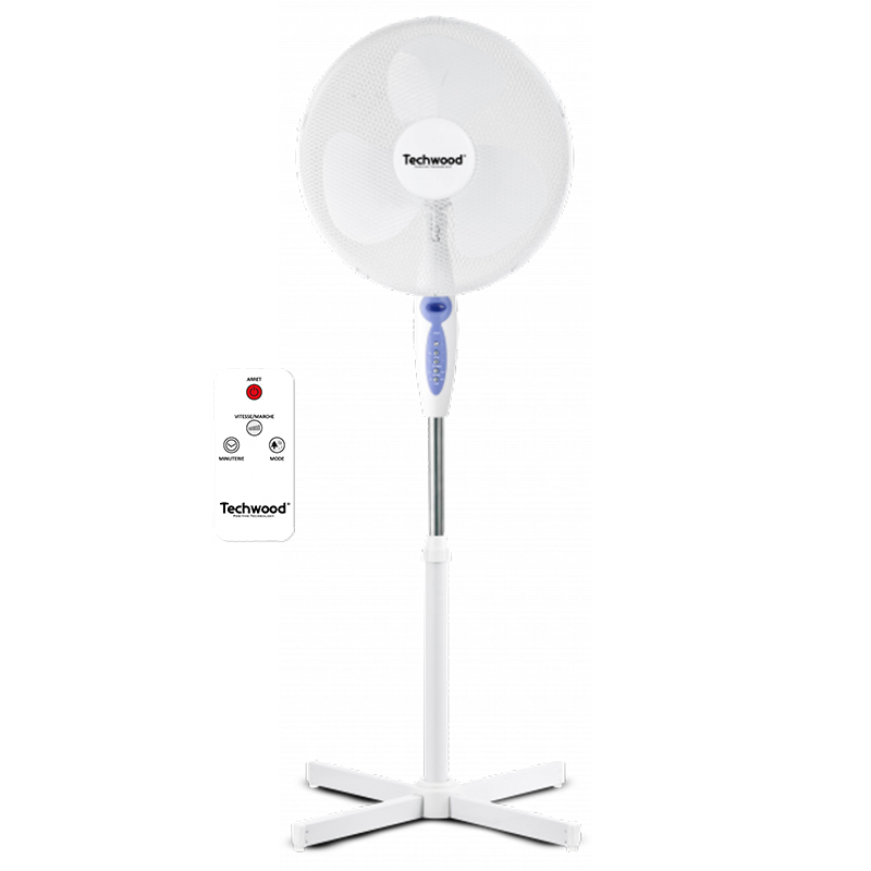 Ventilateur Mural HGE 34W Avec Commande - Blanc